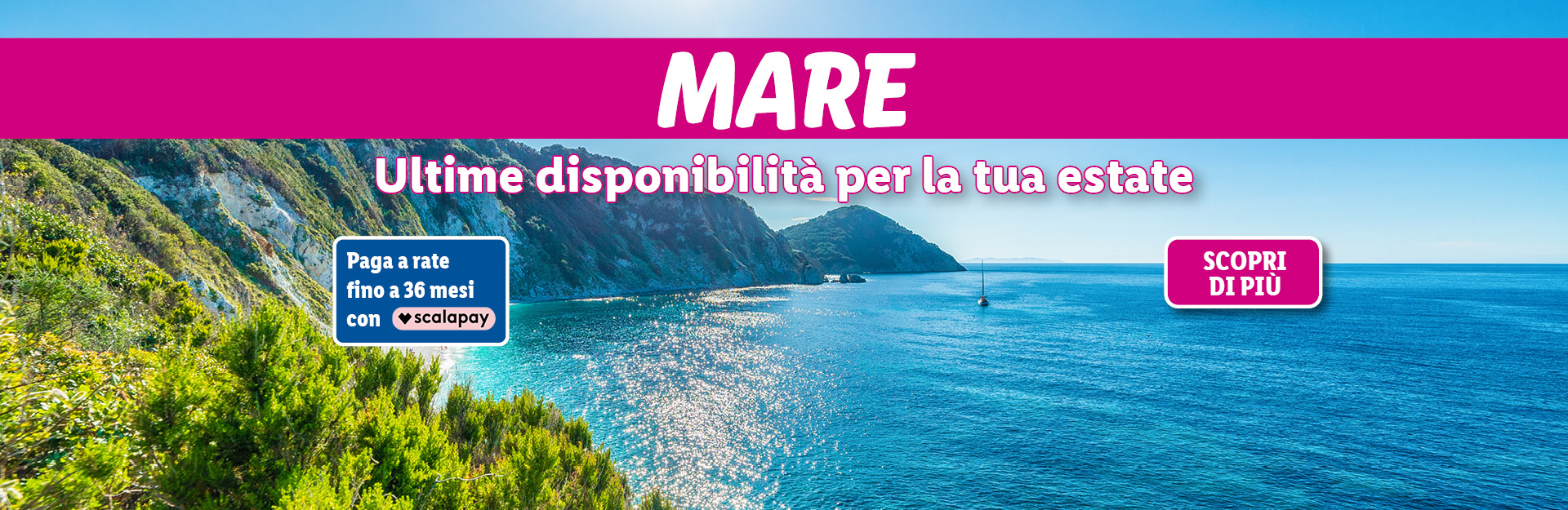 Offerte viaggi categoria mare - paga a rate con Scalapay