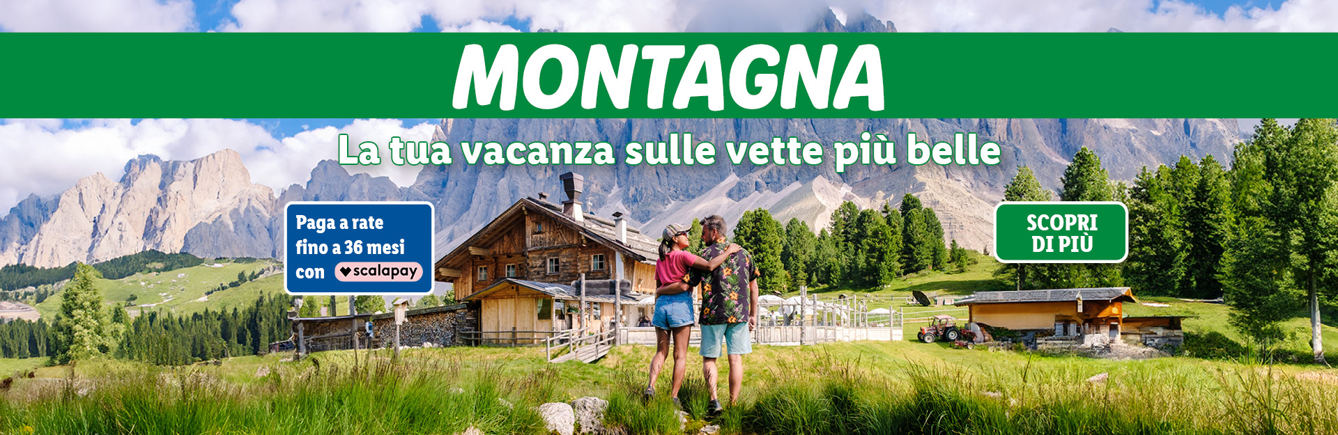 Offerte viaggi categoria montagna - paga a rate con Scalapay