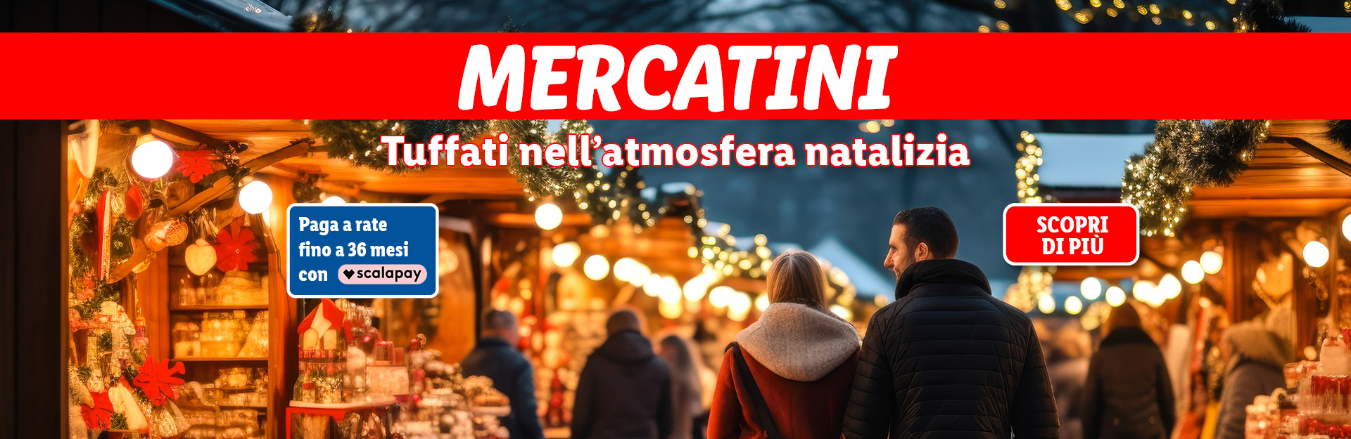 Offerte viaggi categoria Mercatini - paga a rate con Scalapay
